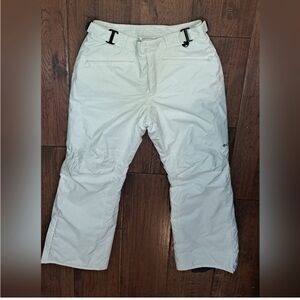 Columbia Women’s Size M Vertex White Ski/Snowboard Snow Pants Waterproof